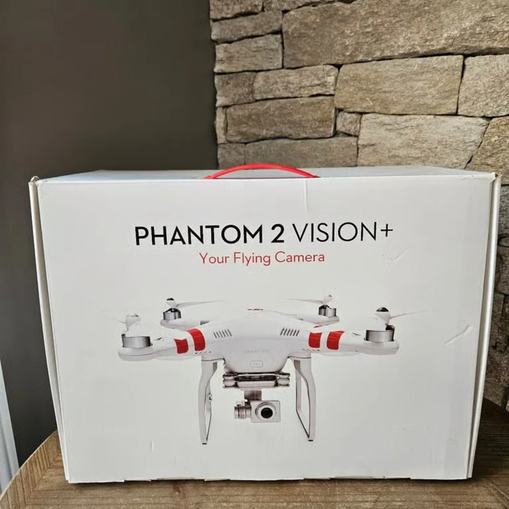 DJI Drone Packaging with Red and White Design